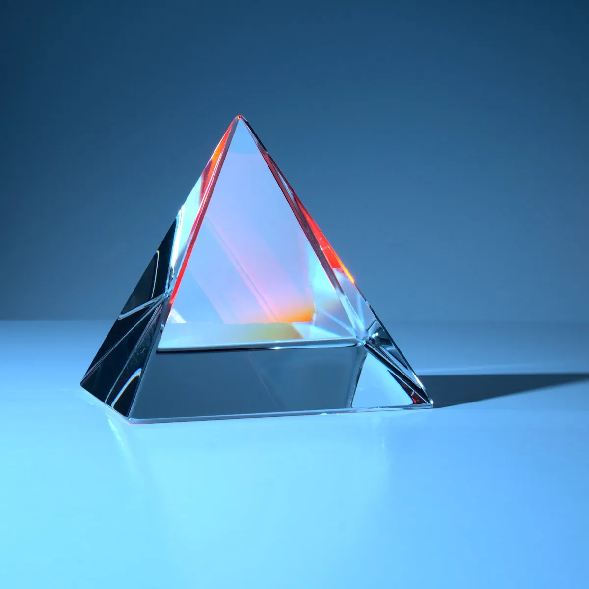 black and red triangle illustration
